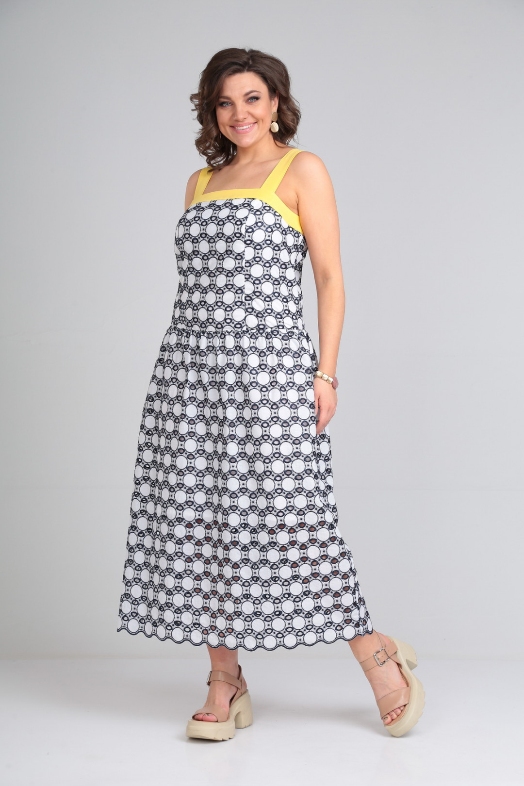 Сарафан Мублиз 044 кружочки - фото 1